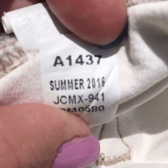 J Crew Denim Toothpick Size 26 Cream Ivory Skinny Womens Jeans - Picture 8 of 8